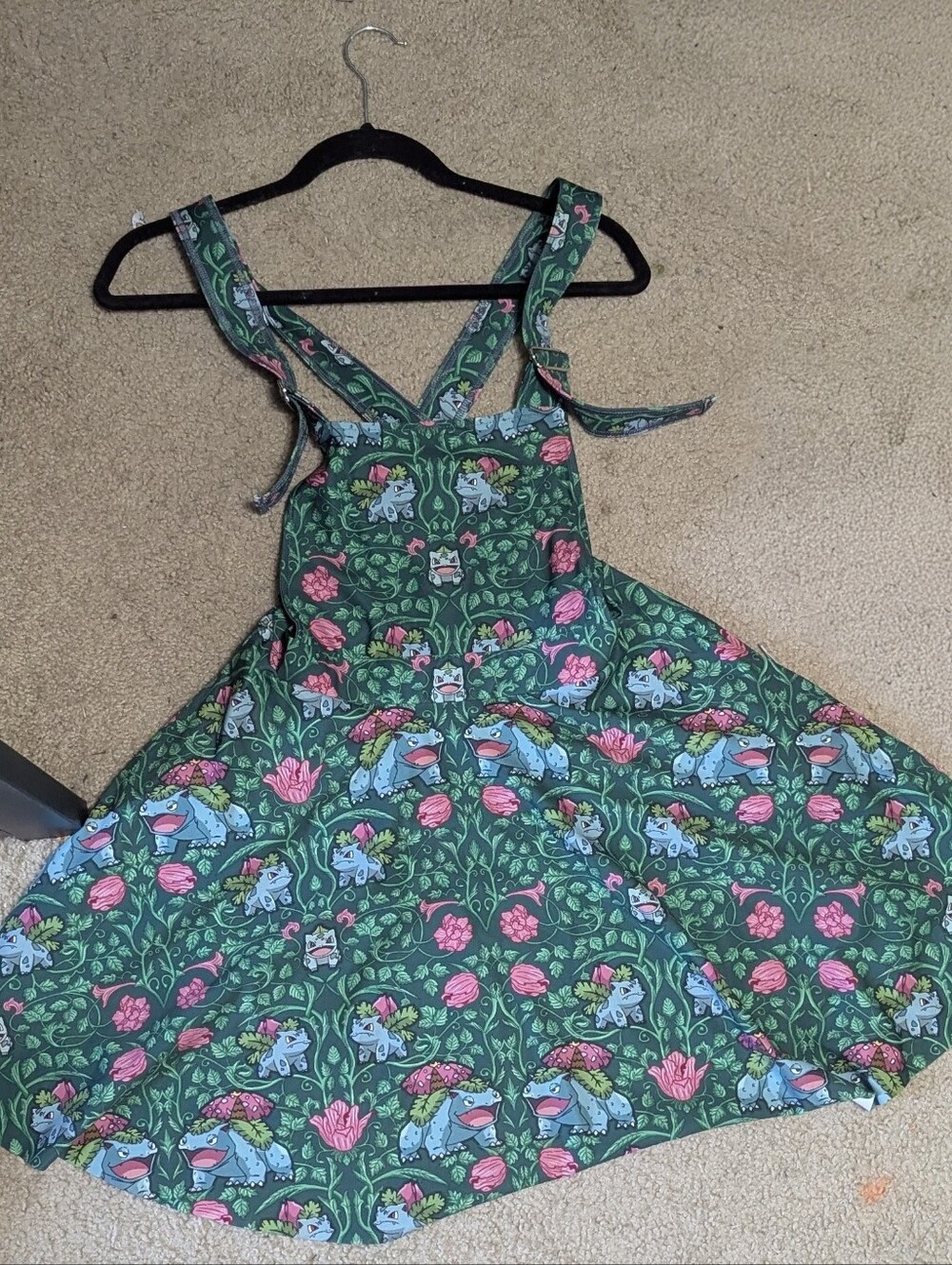 Blackmilk Bulbasaur Apron Dress M